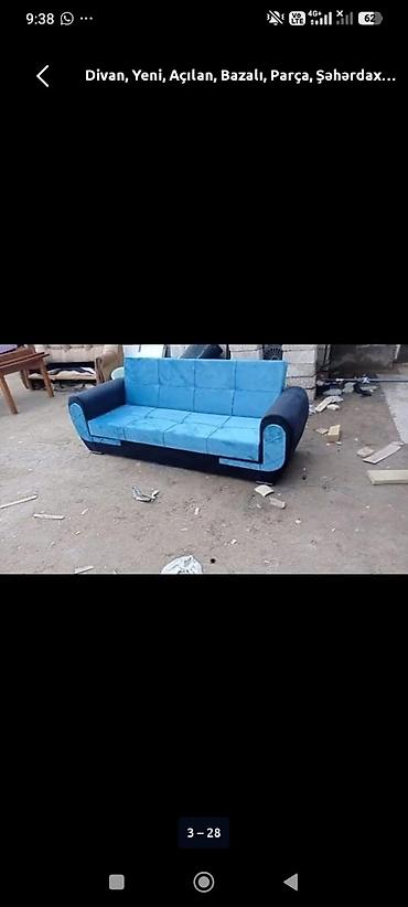 divan olcusu: Divan, Qonaq otağı üçün, Bazalı, Açılan — 1