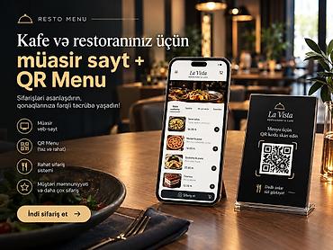elan saytı: Kafelar üçün veb sayt hazırlanması Restoran, kafe, coffee shop — 1