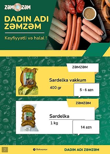 qoc ət lokbatan: ZƏMZƏM – Keyfiyyətli və halal ət məhsulları — 9