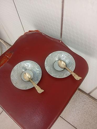 bıcaq seti: Nəlbəkilər, 2 ədədli dəst, rəng - Gümüşü, Metal — 6