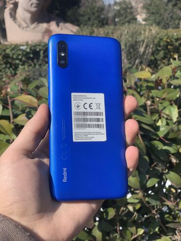 Xiaomi: Xiaomi Redmi 9A, 32 GB, rəng - Göy, 
 Sensor, Barmaq izi, Simsiz şarj