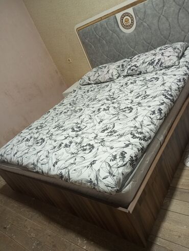 купить двуспальная кровать: 2 односпальные кровати, Азербайджан, Б/у