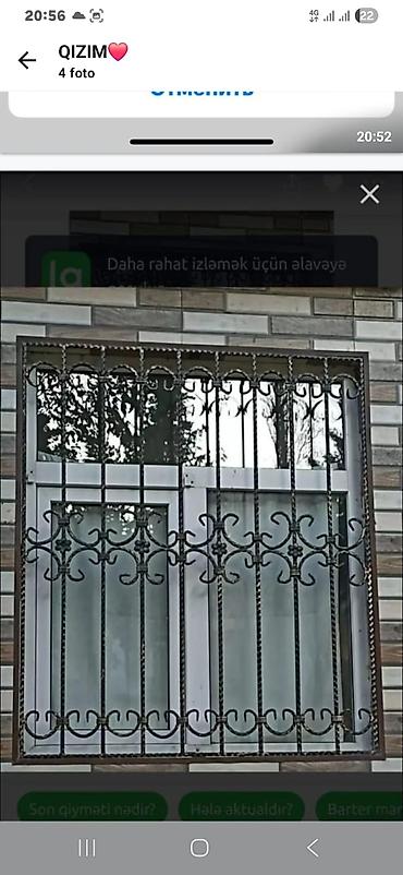 Barmaqlıqlar: 055-421-91-53 Resotka 1-kv 35 azn Məhəccər 1-metr 50 azn başlayır — 7