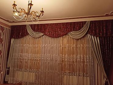 Pərdə və tüllər: Pərdə və tül dəstləri - Klassik dizaynlı pərdə komplektləri: salon — 11