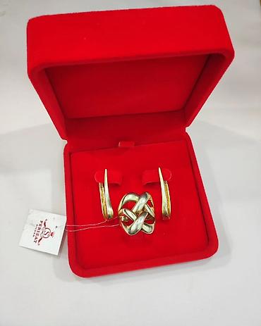 Серебряные наборы украшений: Серебряный Набор Италия Серебро с напылением жёлтое золото 925 пробы at lalafo.kg — 2 Серебряные наборы украшений: Серебряный Набор Италия Серебро с напылением жёлтое золото 925 пробы — 2