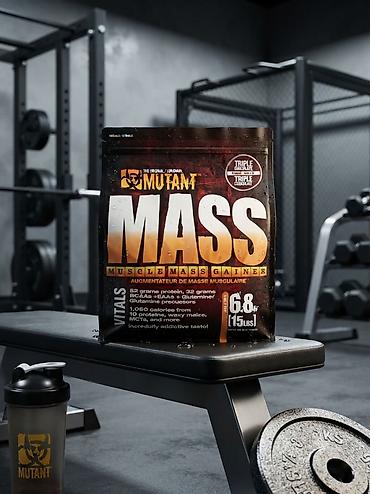 вайеный формы: ​MUTANT MASS Muscle Mass Gainer (Тройной шоколад) — 6.8 кг (15 lbs) — 1