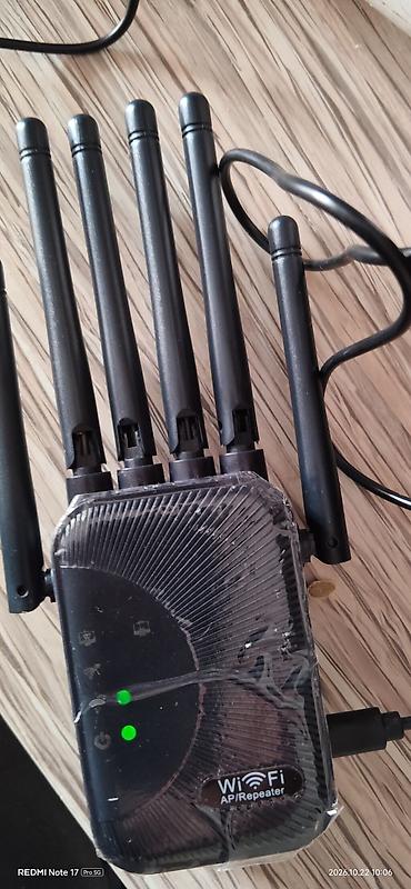 iphone 10 s: Wi‑Fi AP/Repeater gücləndirici - 6 ədəd xarici antena – siqnalın daha — 1