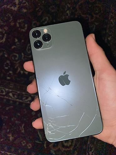 iphone 4 telefonunu al: IPhone 11 Pro, 64 GB, Matte Midnight Green, Face ID — 1