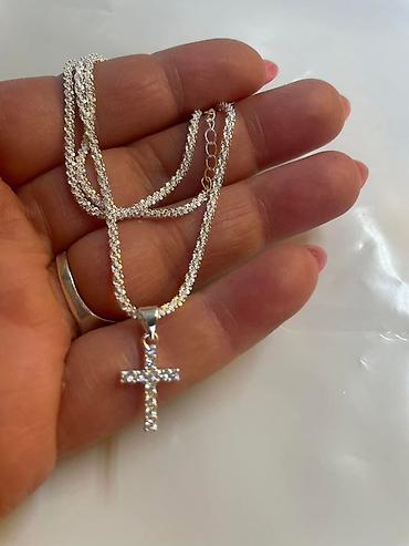 Ogrlice: Lančići sa verskim privescima – više modela - Materijal: nerđajući — 23