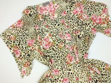 bluzka w geometryczne wzory: Women's blouse, size 6XL (EU 52)