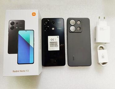 телефон fly bl9200: Redmi Note 13, 256 GB, rəng - Qara, Sensor