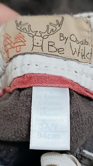 Джинсы и брюки: Uşaq şalvarı – Be Wild (By Okaidi) - Material: Qalın, yumşaq manjetli — 2