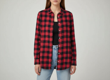 koszula mdp czerwona: H&M, Women`s shirt, size XS