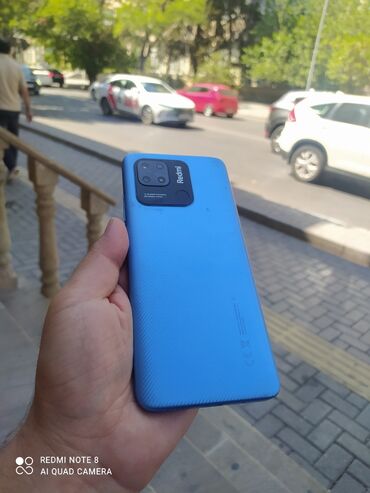 Redmi: Redmi 10C, 128 GB, rəng - Göy, Zəmanət, Barmaq izi, İki sim kartlı