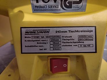 Cirkulari: Stoni cirkular 700 W - Cirkular donešen iz Nemačke modelMANNESMANN na lalafo.rs — 2 Cirkulari: Stoni cirkular 700 W - Cirkular donešen iz Nemačke modelMANNESMANN — 2