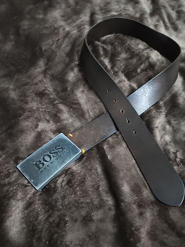 Ремень, Hugo Boss, Материал: Натуральная кожа, Мужские, Б/у
