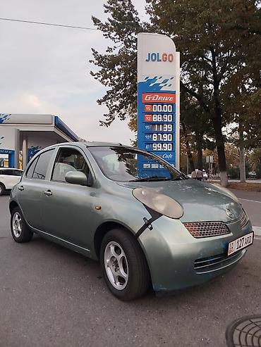 стук машина: Nissan March: 2002 г., 1.4 л, Автомат, Бензин, Хэтчбэк — 2