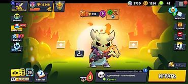 Другие игры и приставки: Аккаунт Brawl Stars - Трофеи: 15 248 (рекорд 15 250) - Путь к славе — 1