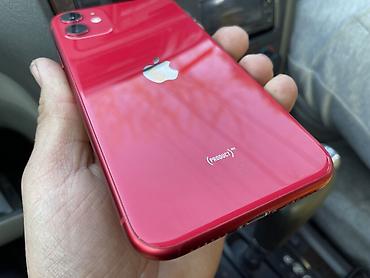 poco 3pro: IPhone 11, Б/у, 64 ГБ, Красный, Чехол, Кабель, 73 % — 1