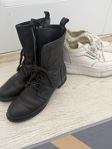 Ботинки и ботильоны: Ботинки, 37, H&M, Б/у, цвет - Черный, Самовывоз — 3