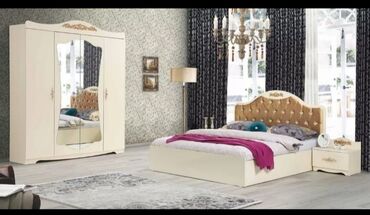 Мебель: Двуспальная кровать, Шкаф, Комод, Трюмо, Азербайджан, Новый