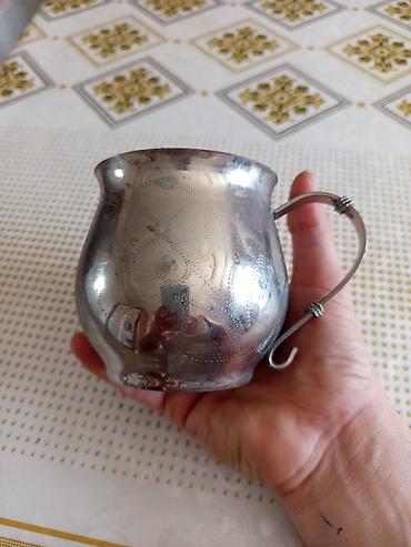 fincanlar: Fincanlar, rəng - Gümüşü, Metal, 1 əd, SSRİ — 1