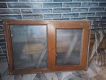 2.el pencere: İşlənmiş İkiqat şüşə paketi Plastik pəncərə, Еni: 1 sm, Uzunluğu: 80 sm — 2