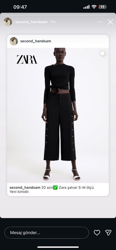 Gündəlik donlar: Gündəlik don, Midi, Zara, M — 5