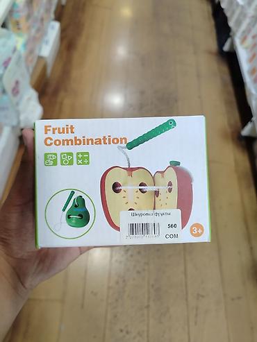 Детская развивающая игрушка «Шнуровка: фрукты» (Fruit Combination) -