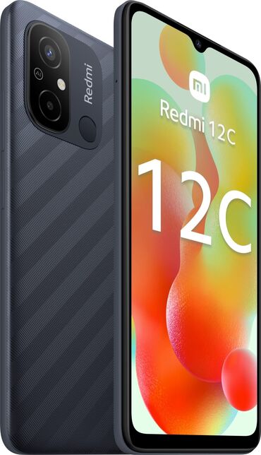 xiomi redmi 12c: Xiaomi Redmi 12C, 128 GB, rəng - Qara, 
 Zəmanət, Düyməli, Sensor