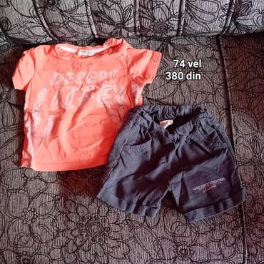 gate majice: Set: T-shirt, Shorts, 74-80