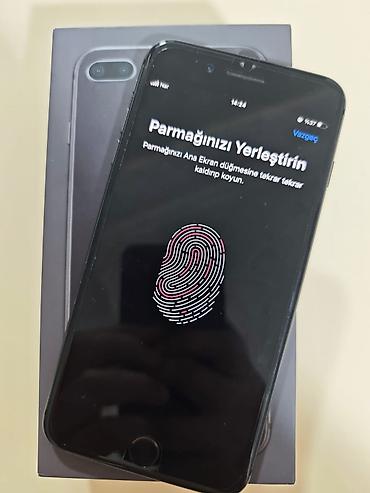 iphone 5 's: IPhone 8 Plus, 64 GB, Qara, Barmaq izi — 3