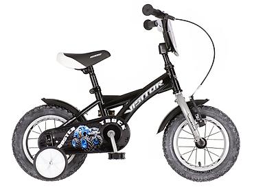 trake za bebe devojcice: Bicikl kids Visitor Truck 12" – crno‑sivi Šifra proizvoda: 112 — 2