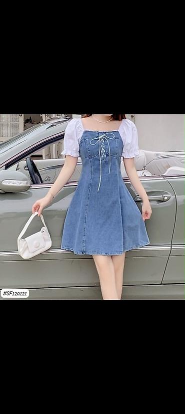 cins kurtkalar qadin: Məhsul: Qadınlar üçün denim paltar - Model kodu: SF120121 (şəkillərdə — 2