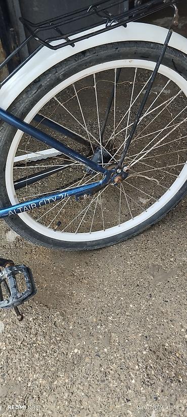 tilov barabanı: İşlənmiş Şəhər velosipedi 24", sürətlərin sayı: 1, Ünvandan götürmə — 2