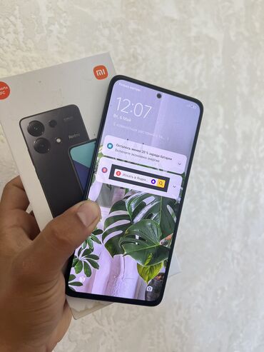 Redmi: Redmi, Redmi Note 13, Б/у, 256 ГБ, цвет - Черный, 2 SIM
