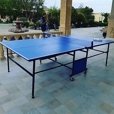 Digər idman və istirahət malları: YENİDİR Yigilib acilan,rahat dasinan tekerli tenis stolu. Olculeri — 6