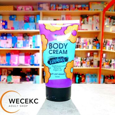 Товары для взрослых: Body Cream Cookies Крем для тела Печенье. Нежный крем для тела с