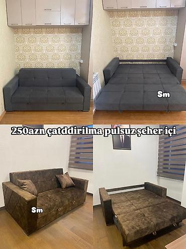 metbext divanı: Mebel dəsti və divan - Ağ rəngli yemək masası + 4 ədəd stul. Klassik — 4