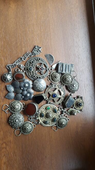 Bijuteriya dəstləri: Etno üslubda bəzək əşyaları dəsti – müxtəlif hissələr və asqılardan — 3