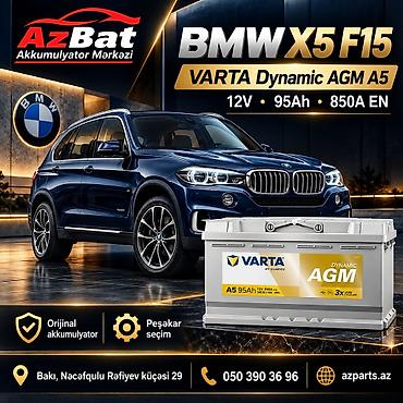 bmw 525 d: Varta, 95 ah, Orijinal, Almaniya, Yeni — 1