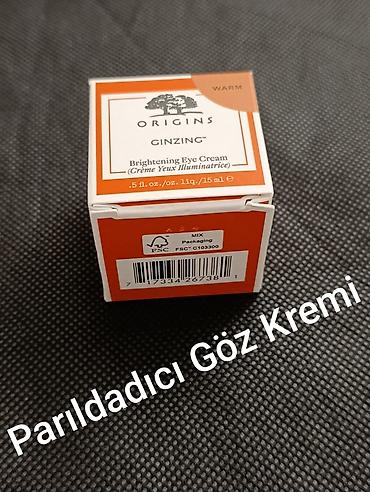 kosmetika qabı: Origins GinZing Brightening Eye Cream – Warm ton. - Məhsul tipi — 1