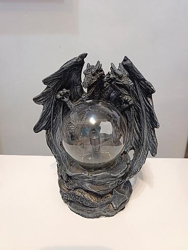 ofinger za stvari: Dekorativna lampa – “Zmajeva kristalna kugla” - Figura dva zmaja — 2