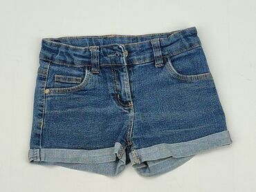 szerokie krótkie spodenki jeansowe: Krótkie spodenki, 7 lat, 116/122, stan - Dobry