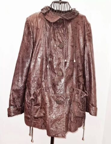 Куртки: Кожаная куртка из Турции. Размер - 50 (L). Состояние - отличное