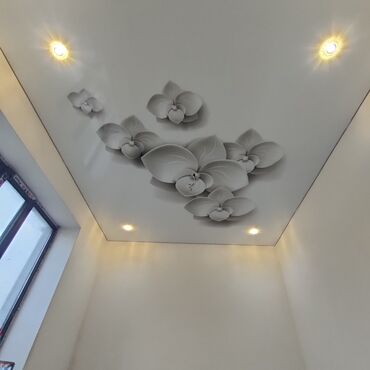 Натяжной потолок: Натяжной потолок Глянцевое, Матовое, 3D потолки Бесплатная консультация, Бесплатный замер, Гарантия — 8