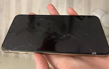 x r iphone: IPhone Xs Max, 128 GB, Qızılı, Qırıq, Simsiz şarj, Face ID — 6