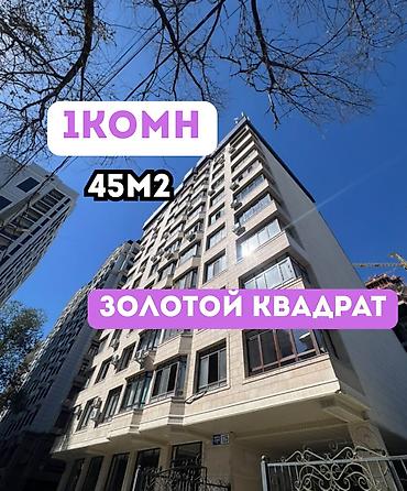 1 комната, 45 м², Золотой квадрат Элитка, 3 этаж, Евроремонт at lalafo.kg 1 комната, 45 м², Золотой квадрат Элитка, 3 этаж, Евроремонт
