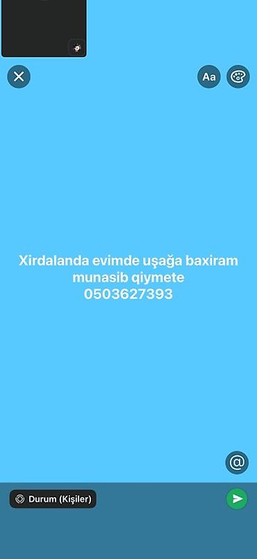 Dayələr: Xırdalanda ev şəraitində uşaq baxımı xidməti - Evdə fərdi qayğı və — 1