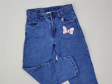 second hand sukienki: Spodnie jeansowe, Disney, 8 lat, 122/128, stan - Bardzo dobry — 1